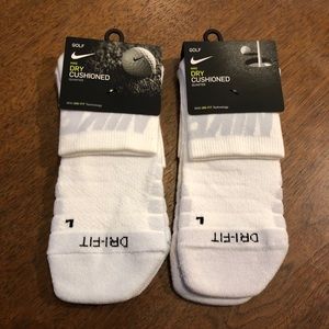Nike golf socks. 2 identical pairs!